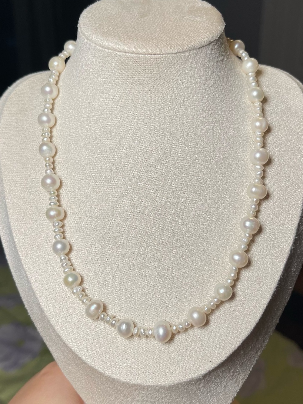 Classic White Freshwater Pearl Necklace - Elegant Women Jewelry